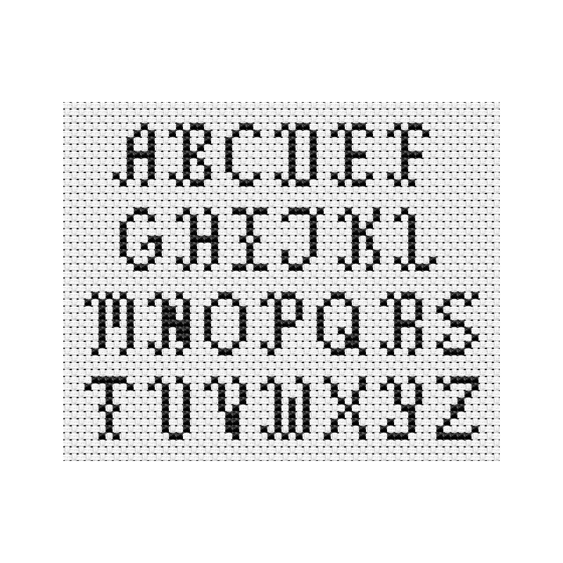 Free Cross Stitch Alphabet And Number Charts