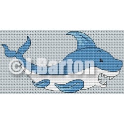 Shark (cross stitch chart download)