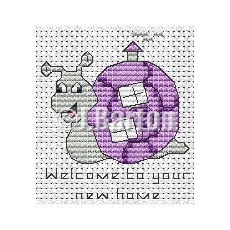 Welcome to your new home cross stitch chart