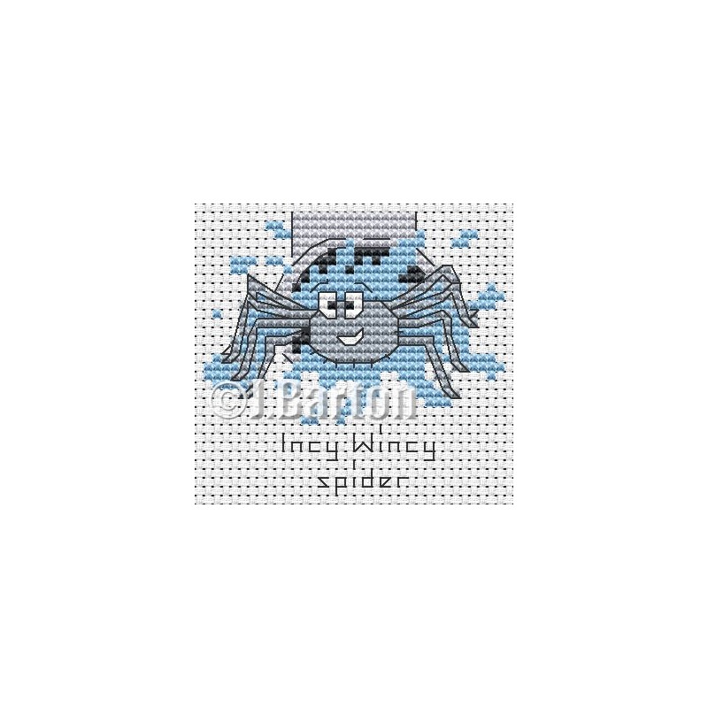 Incy wincy spider cross stitch chart