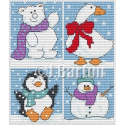 Cute Christmas cross stitch chart