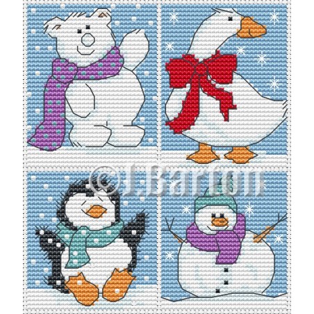 Cute Christmas cross stitch chart