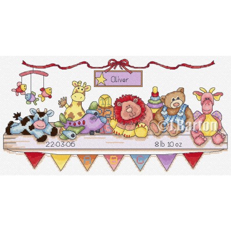 Samplers for the Nursery & Children's Rooms Cross Stitch Pattern