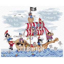 Pirates Ship (cross stitch chart download)