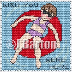 Wish you were here (cross stitch chart download)