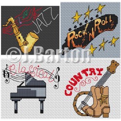 Thank you for the music cross stitch chart