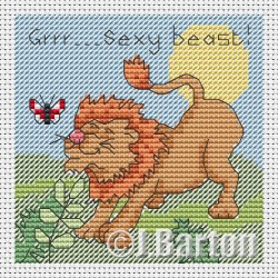 Sexy beast cross stitch chart