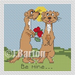 Be mine cross stitch chart