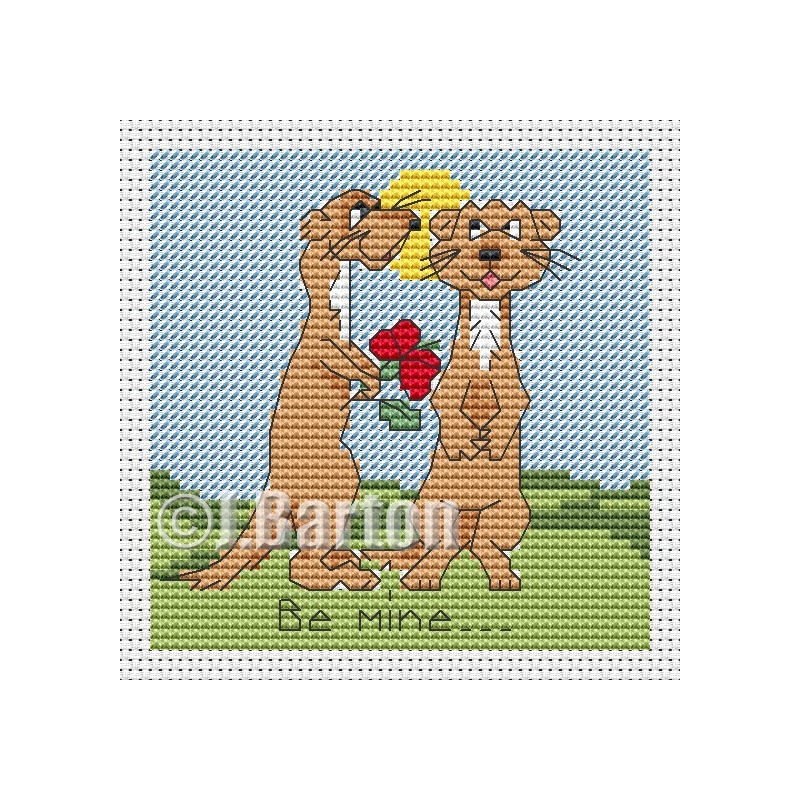 Be mine cross stitch chart