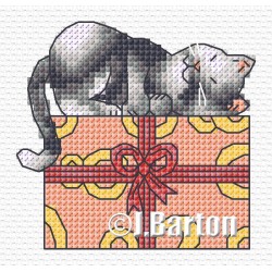 Cat nap cross stitch chart