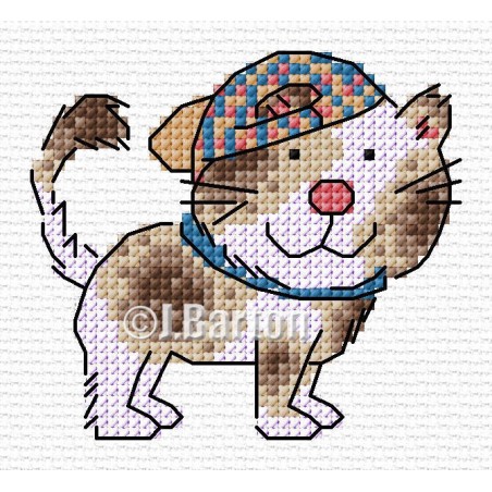 Cool dog cross stitch chart