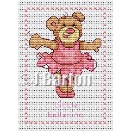 Little ballerina cross stitch chart