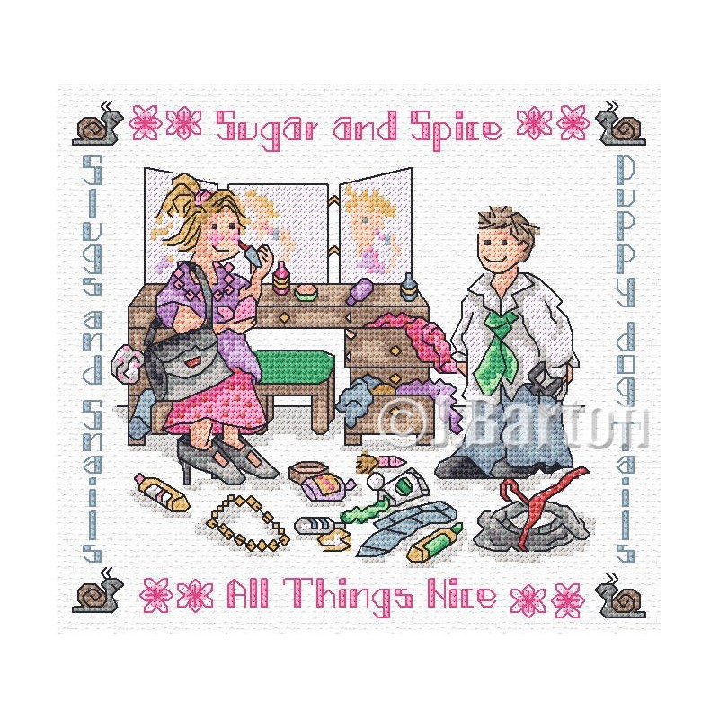 Sugar and spice cross stitch chart