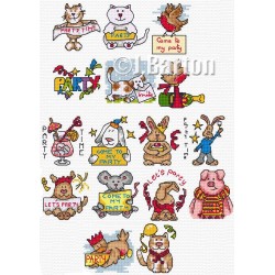 Party time cross stitch chart