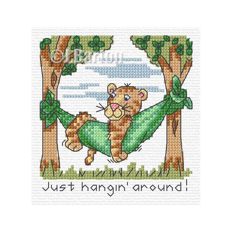 Just hangin' around cross stitch chart