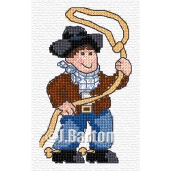 Cowboy (cross stitch chart...