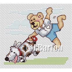 Walkies time! (cross stitch...