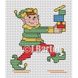 Christmas elf (cross stitch...