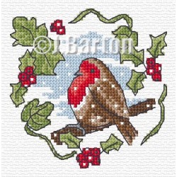 Winter robin (cross stitch...