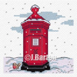 Winter postbox (cross...