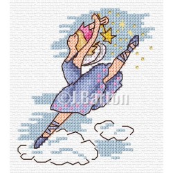 ballet dancing fairy cross stitch chart