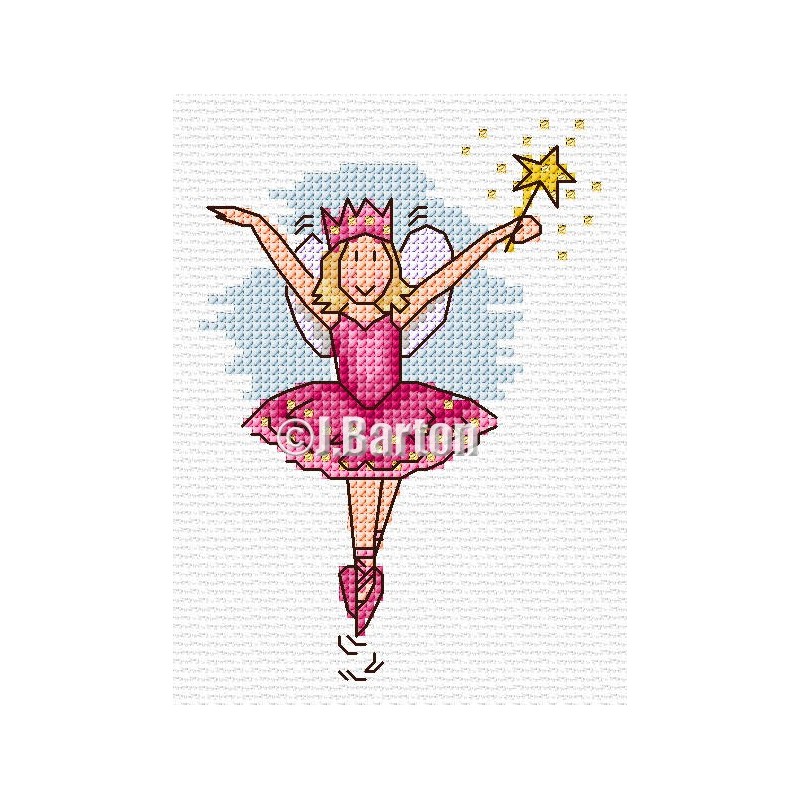 Pretty fairy cross stitch chart