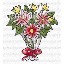 Bouquet cross stitch chart