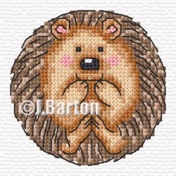 Cute hedgehog cross stitch chart