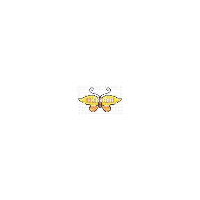 Butterfly cross stitch chart