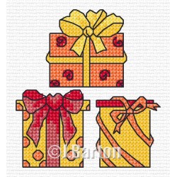 Time for presents cross stitch chart