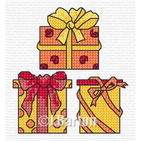 Time for presents cross stitch chart