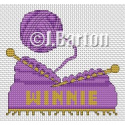 Knitting cross stitch chart