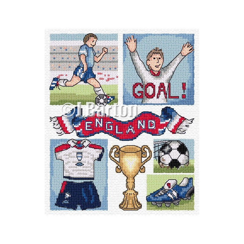 Football cross stitch chart