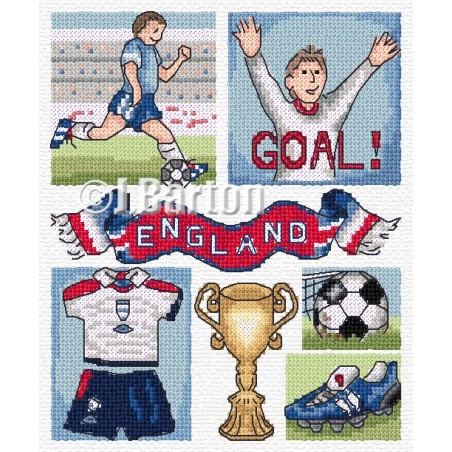 Football cross stitch chart