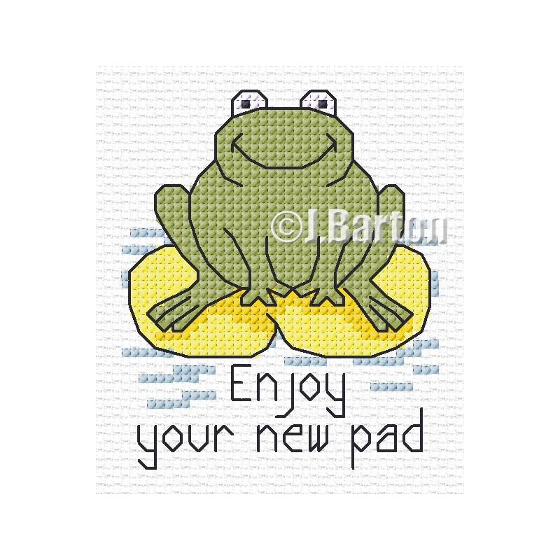 New pad cross stitch chart