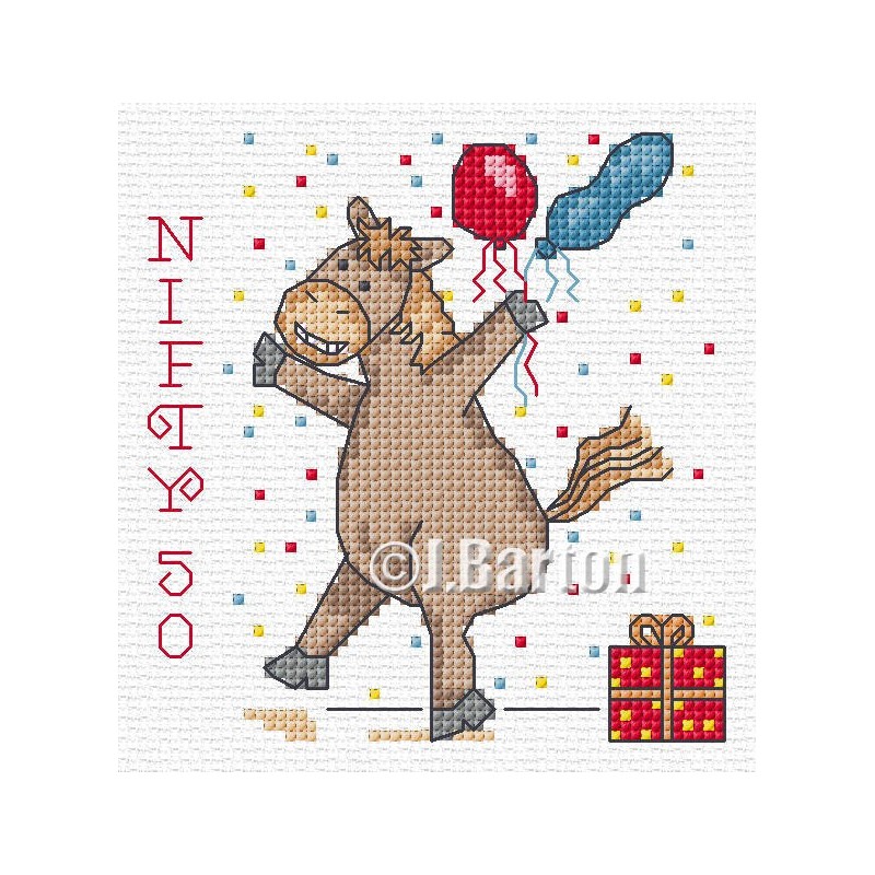 Nifty 50 cross stitch chart