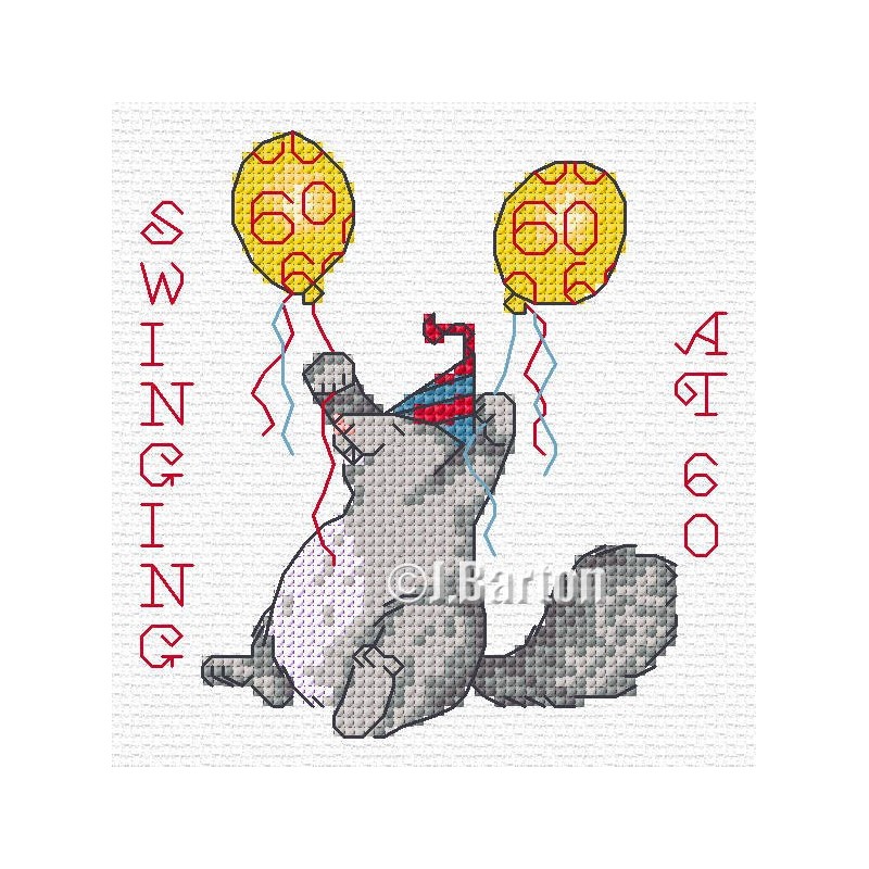 Swinging 60 cross stitch chart