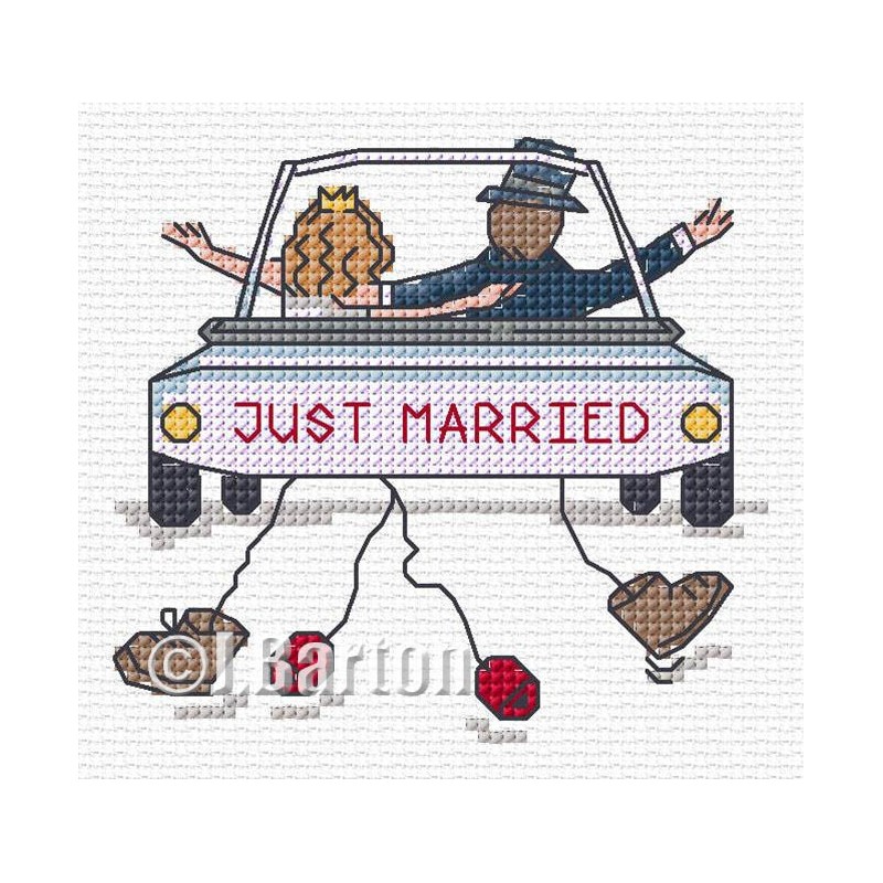 Just married cross stitch chart