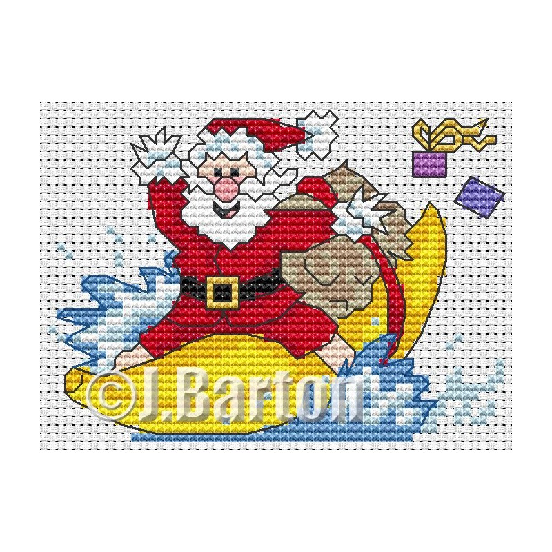 Banana boat madness cross stitch chart