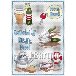 World's best dad cross stitch chart