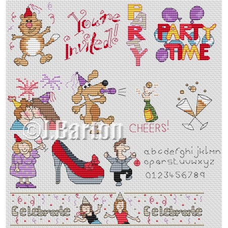 Let's celebrate cross stitch chart