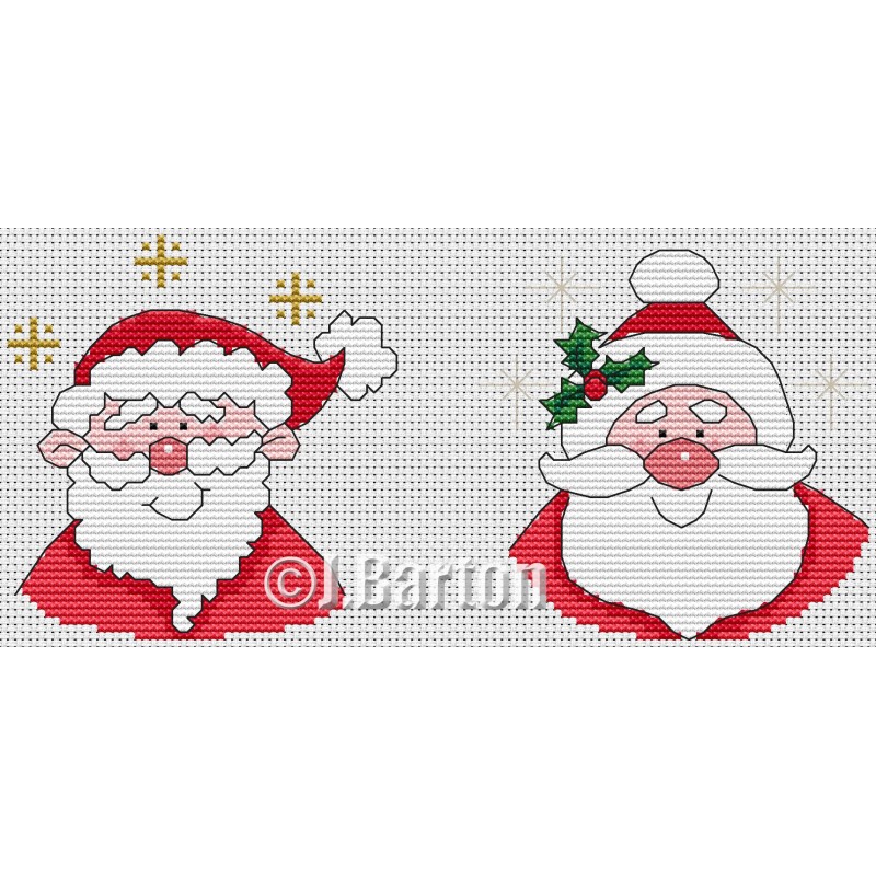 Santa (cross stitch chart download)