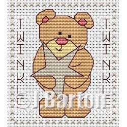 Twinkle twinkle (cross stitch chart download)