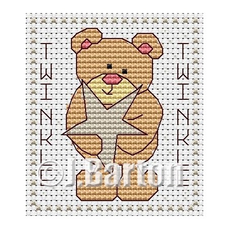 Twinkle twinkle (cross stitch chart download)