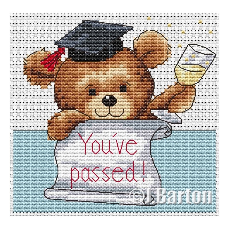 You've passed (cross stitch chart download)