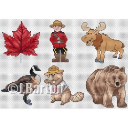 Canada Collection (cross stitch chart download)