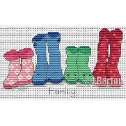 Family (cross stitch chart download)