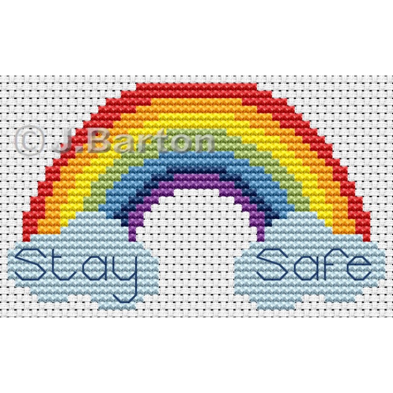 Rainbow (Charity cross stitch chart download)