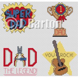 Super dad (cross stitch...