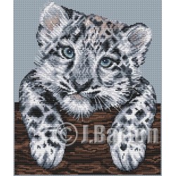 Snow leopard (cross stitch...